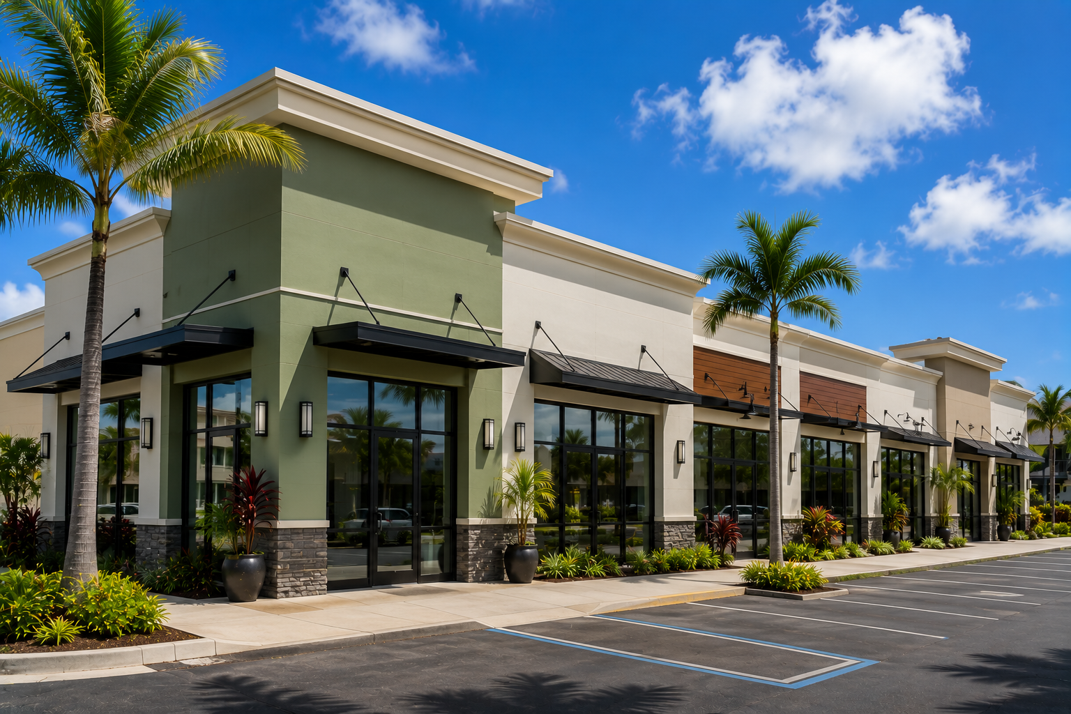 Retail storefront and office painting in Hawaii