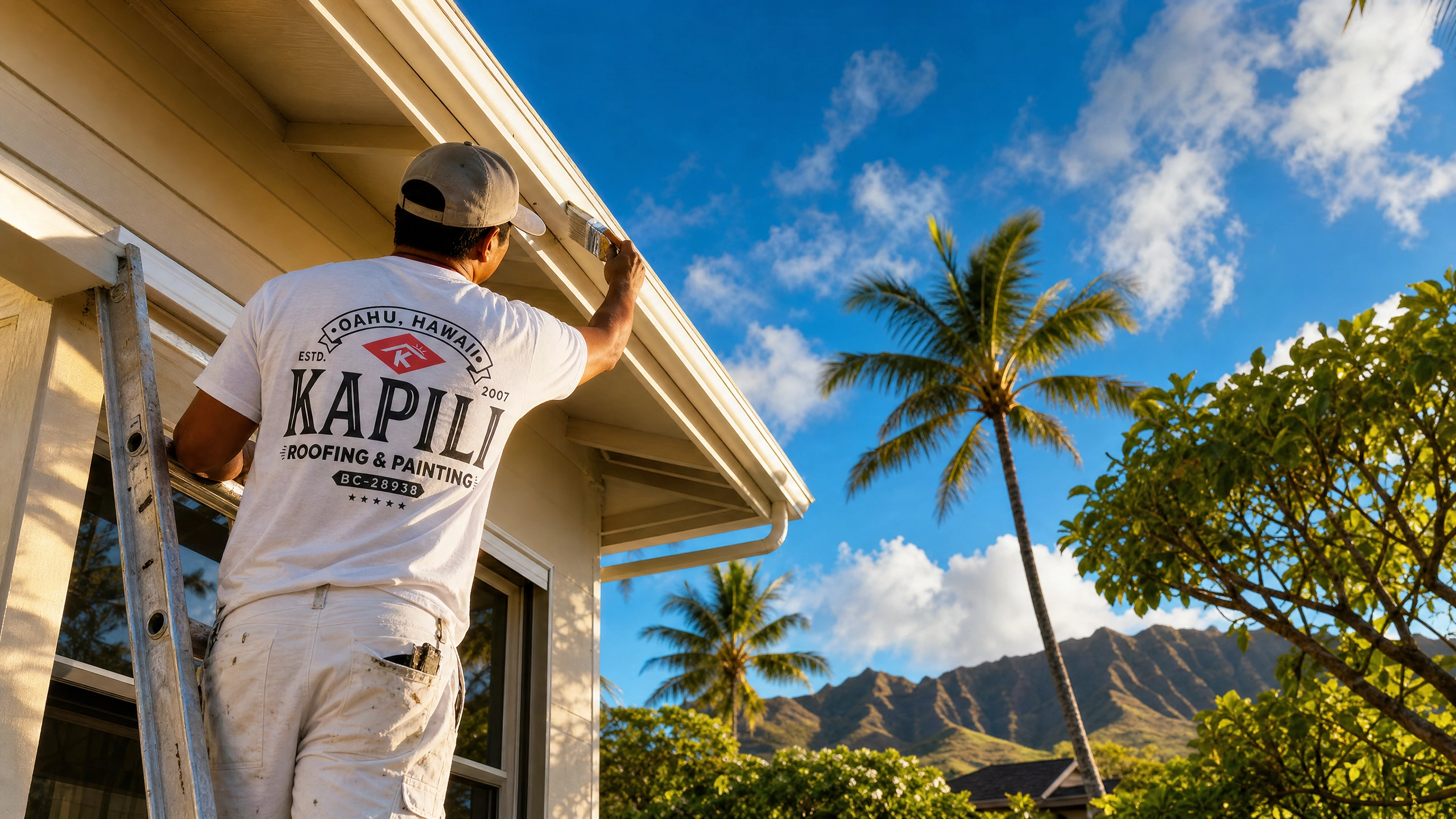 Kapili Painting office in Waipahu, Oahu