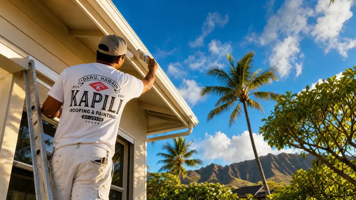 Kapili Painting office in Waipahu, Oahu